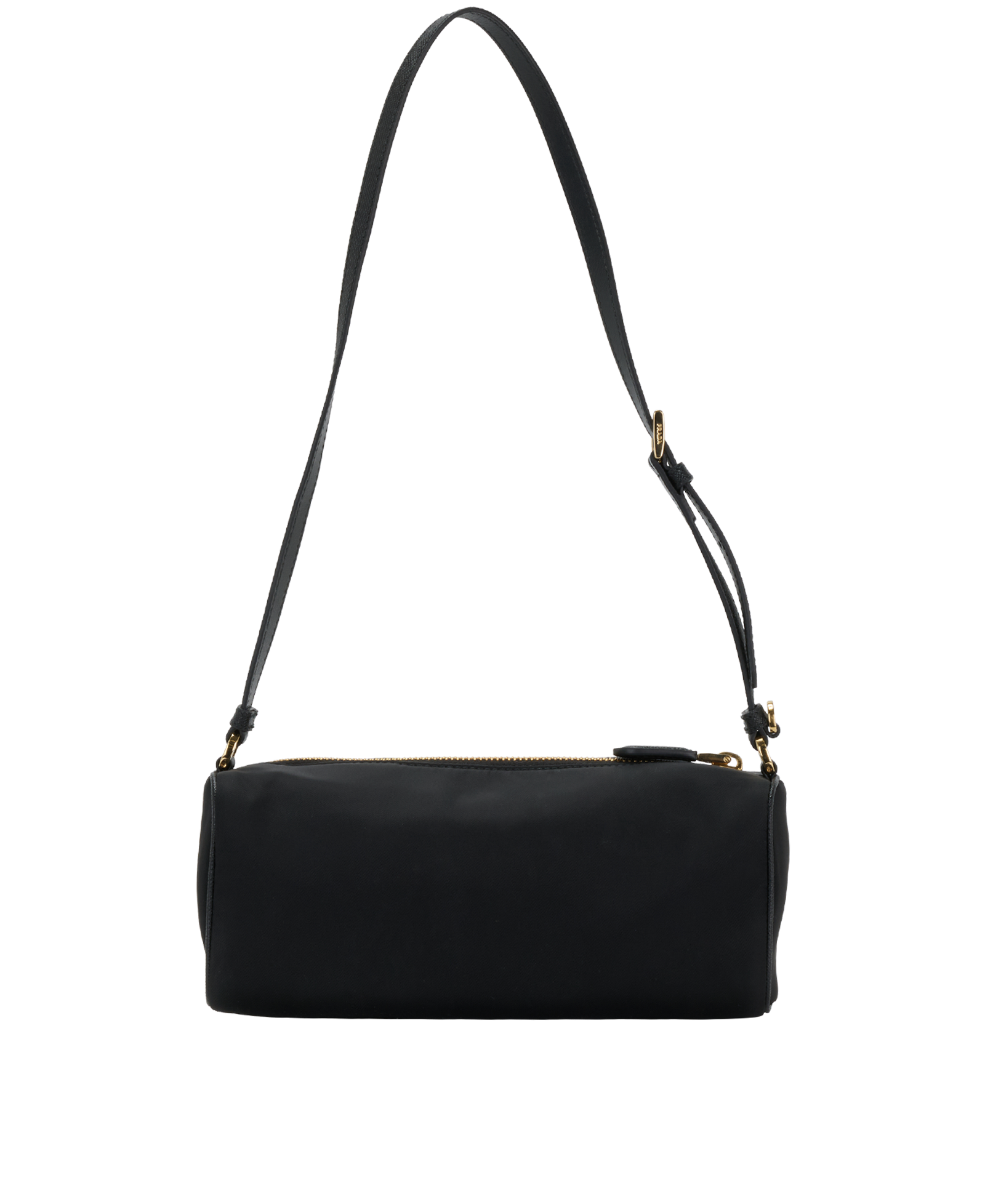 Re-Nylon Pouch, &pound;520, Handbags, Black, Nylon, Back view